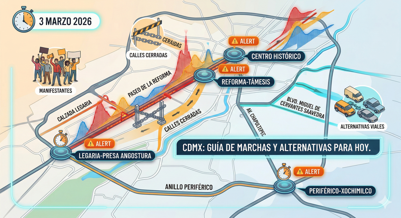 3 de marzo marchas cdmx