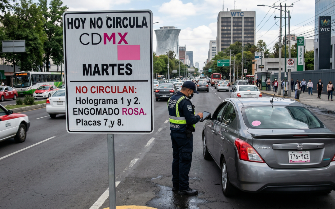 Hoy no circula Martes 7 de Abril