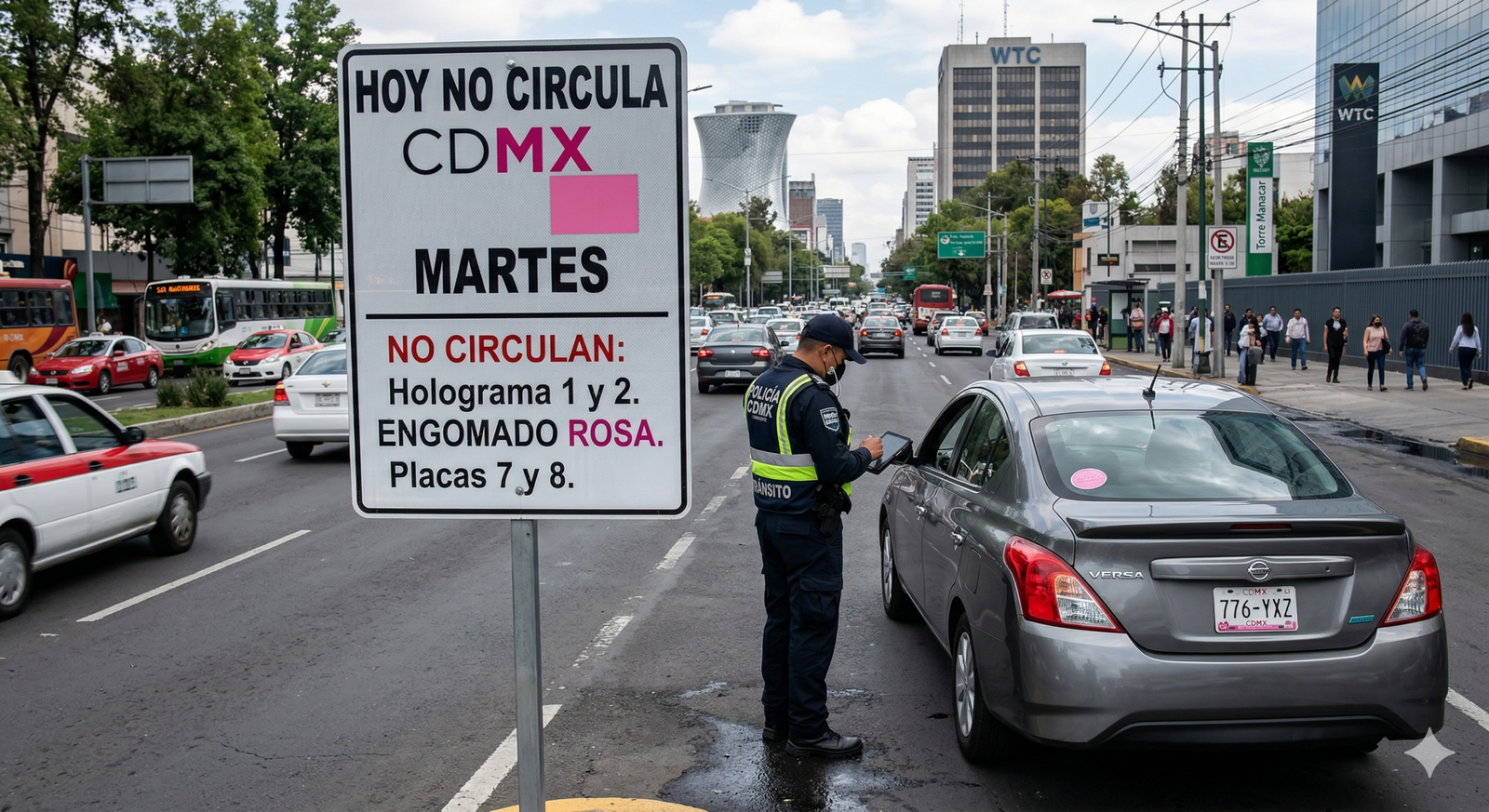 Hoy no circula martes cdmx